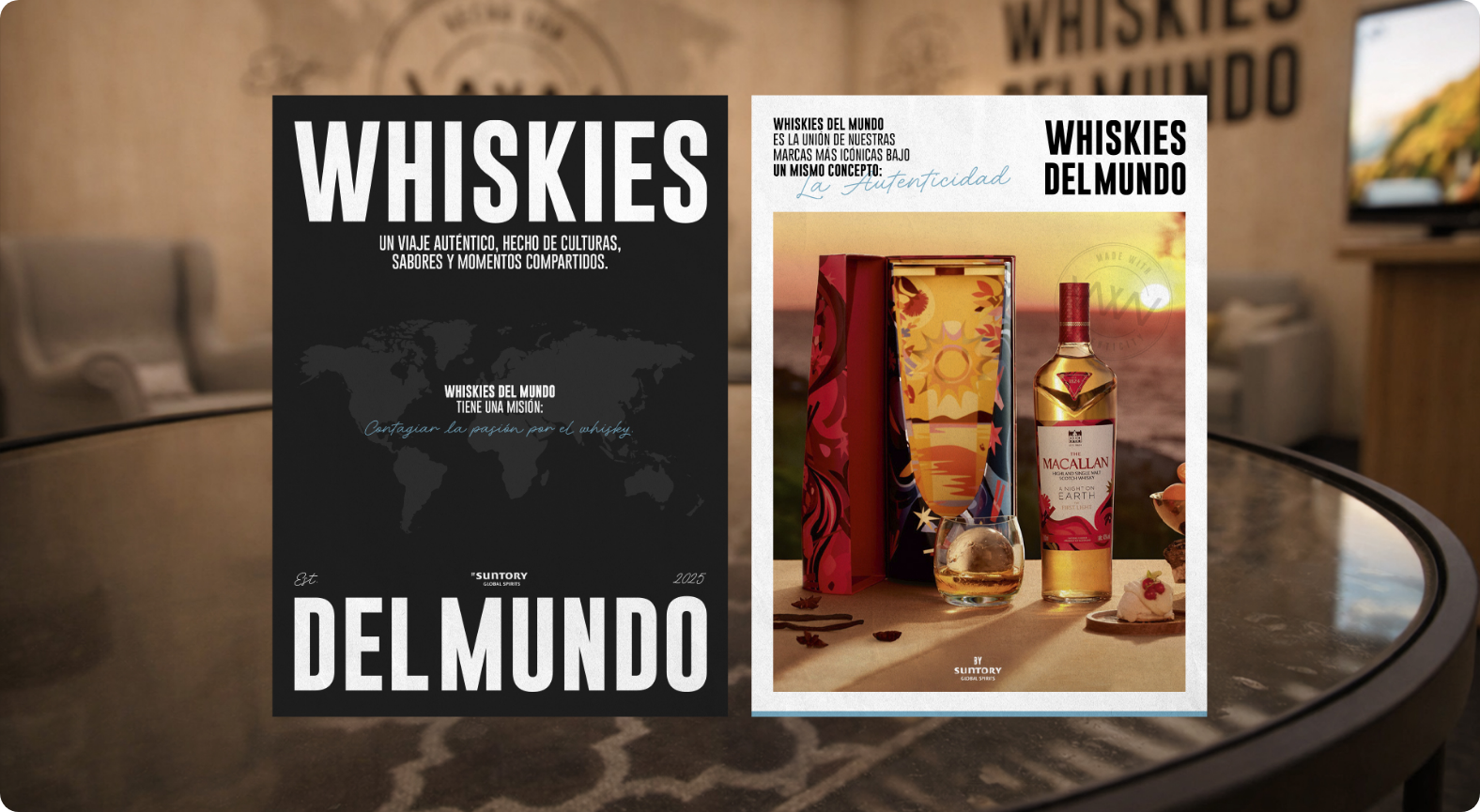 Instalación de Whiskies del mundo